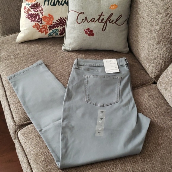 Sonoma Denim - Sonoma Supersoft stretch gray midrise skinny jeans